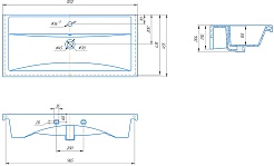 Бриклаер Тумба с раковиной Брайтон 100 (Фостер) глиняный серый – фотография-8